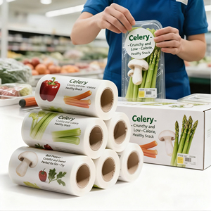Etiquetas Térmicas para Básculas de Supermercado, Libres de BPA, Resistentes al Agua, Etiquetas Adhesivas para Precios de Frutas y Verduras - Product Image 1
