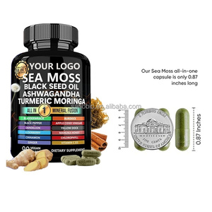 Oem/Odm Aanpasbare Zwarte Zaadolie Ashwagandha <span class=keywords><strong>Moringa</strong></span> Gember Multivitamine Supplement Zee Mos <span class=keywords><strong>Capsules</strong></span> - Product Image 4