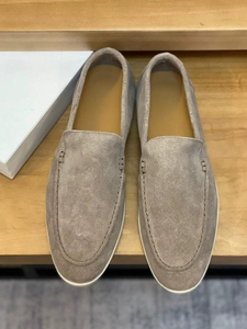 Nuevos <span class=keywords><strong>Mocasines</strong></span> Europeos y Americanos de Suela Plana, <span class=keywords><strong>Zapatos</strong></span> de Hombre de Estilo Casual con Punta Descubierta, <span class=keywords><strong>Zapatos</strong></span> de Mujer de Suela Blanda <span class=keywords><strong>para</strong></span> Viajes Diarios y Negocios - Product Image 5