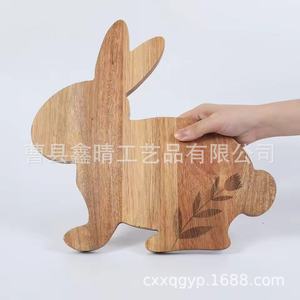 Tabla de cortar de madera de acacia, tabla de cortar de madera maciza para cocina, decoración del hogar, adorno de escritorio, duradera - Product Image 3