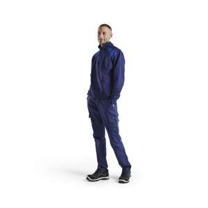 BLAKLADER - 3353115889854XL Sudadera de 2 tonos con media cremallera Azul marino/Azul aciano-EAN 7330509456019 WORK HOODIES - Product Image 3