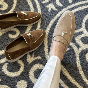 Mocassins plats pour femmes de style italien, confortables et souples, chaussures de conduite décontractées, à enfiler, pour usage quotidien - Product Image 3