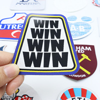 Écussons tissés personnalisés adaptés aux maillots, souvenirs de club, broderie de haute qualité, étiquettes tissées pour maillots