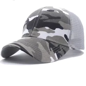 Trước Cong Twill/Polyester Lưới 5-Bảng Điều Chỉnh Ngụy Trang In Trống Tùy Chỉnh Bất Tree Richardson 112 Camo Trucker Mũ