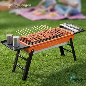 Parrilla de Carbón Plegable Yachuangxin, Parrilla Metálica para Acampar al Aire Libre, Portátil, Desmontable, Diseño Reforzado - Product Image 2