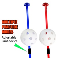 Bâton d'entraînement de golf OEM ODM en fibre de verre et caoutchouc, personnalisable avec logo, pour l'entraînement vocal