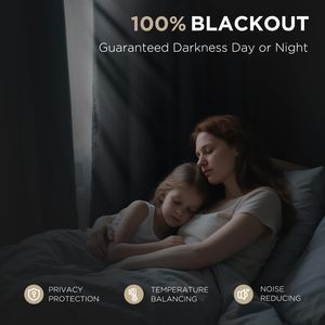 <span class=keywords><strong>Tende</strong></span> Oscuranti per Camera da Letto - <span class=keywords><strong>Tende</strong></span> <span class=keywords><strong>Bianche</strong></span> 100% Oscuranti, <span class=keywords><strong>Tende</strong></span> Termoisolanti per Oscuramento Stanza, con Passanti e Linguette Posteriori - Product Image 3