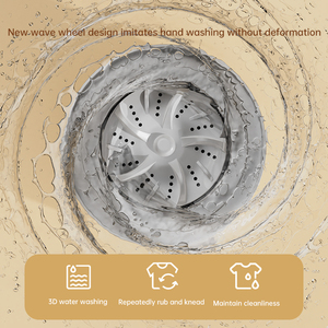 Mini machine à laver portable charge sans fil nettoyage en profondeur femmes bébé sous-vêtements et chaussettes Machine à laver - Product Image 3