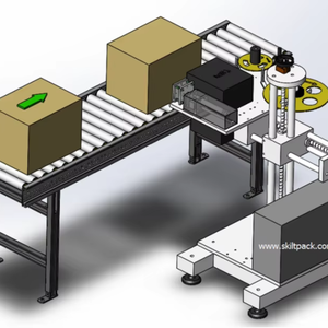 ระบบติดฉลากแบบพิมพ์และติดตั้งด้วย PLC ความละเอียดสูงสำหรับบาร์โค้ดและวันหมดอายุบนบรรจุภัณฑ์กล่อง - Product Image 3