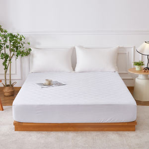 SUFANG Sábana Ajustable Impermeable, Ecológica y Transpirable de Poliéster, Estilo Moderno para Hotel, Hospital y Hogar, Color Sólido - Product Image 4