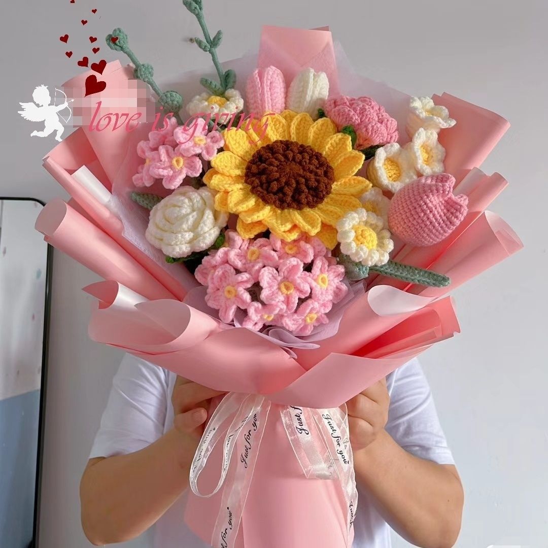 Grand tournesol myosotis mix and match rose