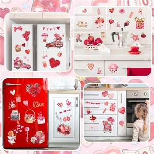 Pegatinas de Transferencia de Corazón de Acuarela Personalizadas, Novedad Más Vendida para el Día de San Valentín, para <span class=keywords><strong>Muebles</strong></span> y Manualidades, Decoración del Hogar DIY - Product Image 5