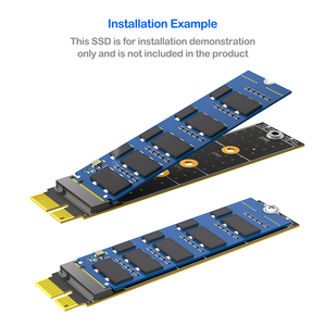 Adaptor <span class=keywords><strong>M</strong></span>.<span class=keywords><strong>2</strong></span> NVMe (Key-<span class=keywords><strong>M</strong></span>) SSD ke PCI-E 3.0 1X untuk Desktop Kompatibel dengan SSD NVMe 2230-2280, Peningkatan Penyimpanan Ekspansi PCIe - Product Image 5