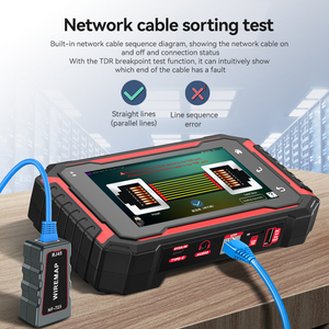 เครื่องทดสอบกล้อง IP 8K จอภาพ IPC เครื่องทดสอบ PoE หน้าจอสัมผัส 5.5 นิ้ว เครื่องทดสอบกล้องวงจรปิดพร้อมอินเตอร์เน็ตไร้สาย NF-IPC725 - Product Image 4