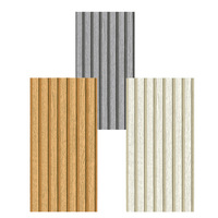 Panneaux de grille en bois massif finition charbon de bambou moderne, revêtement mural personnalisé en maille rouge pour chambre et salon
