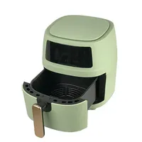 Friteuse électrique sans huile 8L 2400W 2022 à écran tactile intelligent rose personnalisée Friteuse à air chaud