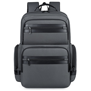 Sac à dos professionnel pour homme, design élégant, écologique, portable, imperméable, en polyester, grande capacité, multifonctionnel, pour ordinateur portable, design arqué - Product Image 4