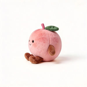 Juguete de Peluche de Durazno Adorable al por Mayor, Peluche Suave de Fruta para Regalos Infantiles, Peluche de Durazno Personalizado, Fruta de Peluche Adorable para Niños - Product Image 3