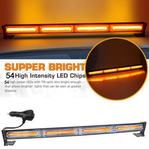 59cm coche ráfaga Flash 4 COB coche en la red luces LED ingeniería coche advertencia succión barra superior lámpara de tira de luz - Product Image 4
