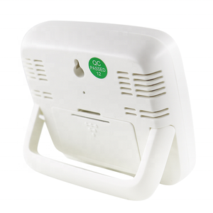 Termômetro e higrômetro digital lcd, sensor de temperatura e umidade digital lcd estação meteorológica com relógio - Product Image 6