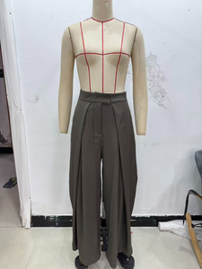 TAOP&ZA Primavera 2026 Pantalones Anchos Plisados de Cintura Media, Elegantes y Versátiles para Mujer, que Estilizan la Figura 6136245 6136244 - Product Image 2