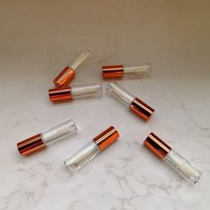 Tube de brillant à <span class=keywords><strong>l</strong></span>èvres transparent Jinlan Spot-on mignon de 1,2 ml en plastique or rose avec bouchon à vis, mini tube <span class=keywords><strong>doré</strong></span> pour emballage de couleur à <span class=keywords><strong>l</strong></span>èvres - Product Image 4