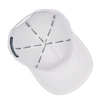 Gorra de Camionero de Malla Transpirable de Algodón de 6 Paneles con Cierre Trasero Ajustable y Parche Bordado con Logotipo Personalizado Promocional