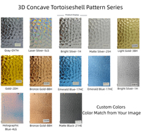 Papier peint 3D concave écaille de tortue imperméable de style européen pour plafond intérieur domestique, film de décoration pour panneau de comptoir en PVC/PET