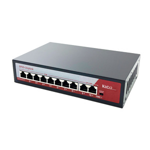 KICO nhỏ gọn 8 PoE + 2 uplink + 1 SFP 1000Mbps Ethernet RJ45 Switch IP mạng Router với lớn video giám sát và AP liên kết - Product Image 3