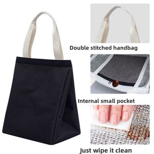 Large Capacity Oxford Cloth Insulated <b>Cooler</b> <b>Bag</b> Portable Reusable Lunch <b>Bag</b> Custom Eco-Friendly for Campus Office Use Exported - Product Image 3