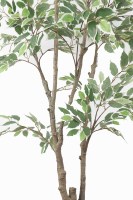 Arbre banian artificiel en forme de K, blanc, directement de l'usine, plante simulée pour la décoration intérieure et extérieure
