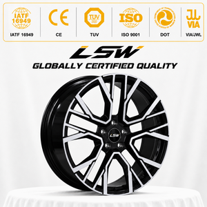ล้อฟอร์จ LS8180 ขนาด 18 19 20 นิ้ว 5x112 5x120 สำหรับเปลี่ยนแทนของแท้ สีดำเงา ขอบขัดเงา สำหรับรถยนต์เมอร์เซเดสและนิสสัน - Product Image 3