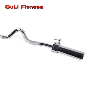 <span class=keywords><strong>Barre</strong></span> de musculation incurvée Guli Fitness 47 pouces en acier chromé, <span class=keywords><strong>barre</strong></span> olympique Super <span class=keywords><strong>EZ</strong></span> pour triceps avec colliers à ressort de 50 mm - Product Image 6