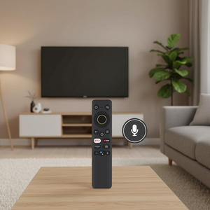 NOUVEAU CD20 Clé <span class=keywords><strong>TV</strong></span> sans fil Tout-en-un Télécommande à code fixe avec commande vocale pour <span class=keywords><strong>Realme</strong></span> 4K Review Smart <span class=keywords><strong>TV</strong></span> - Product Image 5