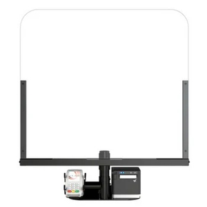 Vente en gros de barrières de protection flottantes en acrylique personnalisables pour plafond, installation facile, 2 par paquet avec quincaillerie - Product Image 5