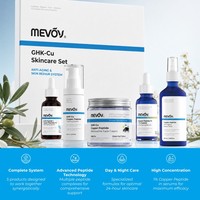 Ensemble de soins de la peau anti-âge multi-peptides GHK-Cu en marque propre, routine en 5 étapes, soin du visage, soin de la peau coréen