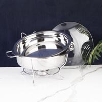 Ensemble de chauffe-plats en acier inoxydable pour hôtel et restaurant chauffe-plats pour buffet et traiteur en vente