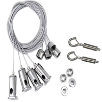 Usine Plafond Suspendu Kit Acier Laiton Cuivre Plaqué Fil Câble Suspension Soudage Coupe Acier Inoxydable Grade Pliage