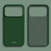 Étui de protection de téléphone en Silicone avec logo personnalisé de haute qualité pour iPhone 17 Air 17 Pro Max 16 15 14 13 12 ProMax Plus