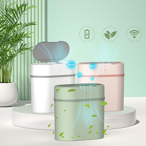 No Smell Plastic Automatic Sensor Nordic Style Indoor Dustbin