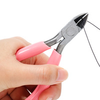 4 pièces pinces à bijoux en acier nez d'aiguille nez incurvé coupe-fil à nez rond pour la fabrication et la réparation de bijoux