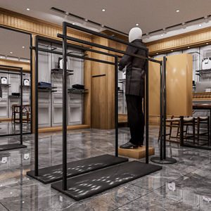 Perlengkapan Dekorasi Toko Pakaian Pria Kelas Atas, Furnitur Display Butik untuk Desain Konter Toko Penjahit - Product Image 1