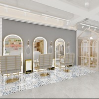 Chaise de Coiffure Liftante Stylée Salon de Beauté Barber Shop Saloon Tunisie Femmes Homme Vert Rose Beige et Or Couleur