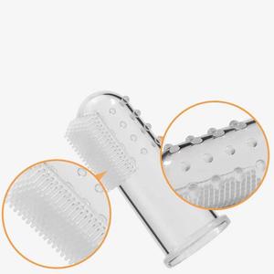 Brosse à dents pour bébé 2024 avec étui, brosse à dents pour doigt de bébé, brosse à dents en silicone pour enfants, brosse à dents pour doigt sécurisée pour enfants - Product Image 2