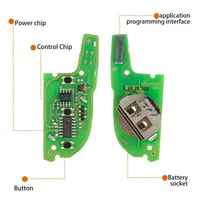 Xhorse Universal VVDI Super Remote Key XEKF21EN with XT27 Chip 3 Buttons for VVDI MINI Key Tool MAX VVDI2 Programmer