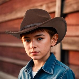 Chapeaux de <span class=keywords><strong>Cowboy</strong></span> Cosplay personnalisés pour enfants Western 2024, à large bord, pour fête, haute qualité, bon marché, <span class=keywords><strong>chapeau</strong></span> de <span class=keywords><strong>Cowboy</strong></span> - Product Image 5