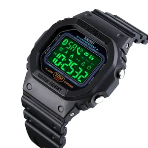 Skmei 1629 Top Selling Horloge Voor Mannen 2021 Persoonlijkheid Multifunctionele Waterdichte Digitale Waterdichte Smart Sport Digitale Horloge
