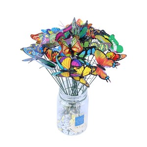 Pas cher <span class=keywords><strong>prix</strong></span> 4cm artificiel en trois dimensions 3D Simulation papillon maison jardinage Stickers muraux fête de mariage bricolage décoration - Product Image 1