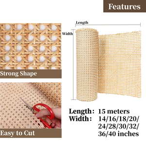 Mobilya ve el sanatları için en çok satan 15M doğal renk Rattan kamışı dokuma - Product Image 2