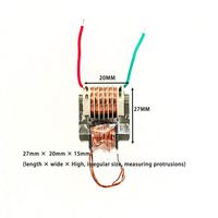 Generator Pengapian Busur Tegangan Tinggi DC Frekuensi Tinggi 15KV Inverter Boost Step Up 18650 DIY Kit U Core Transformer Suite 3.7V